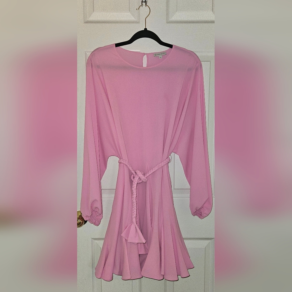 Gianni Bini A-line Silhouette dress, Bubblegum Pink, Size L